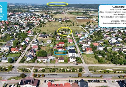 Działka z mpzp 429 m2 rumia, ul. wiśniowa