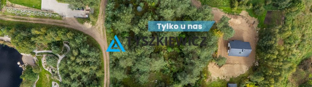 Duża, zalesiona działka w borku z wydanymi wz
