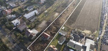 Uzbrojona działka budowlana z możliwością podziału