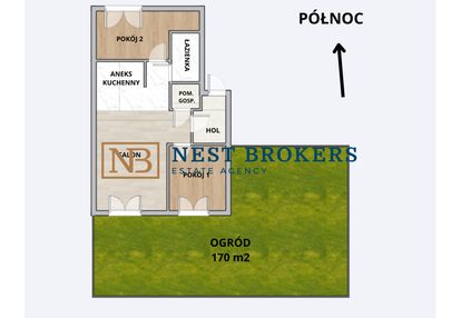 Na sprzedaż mieszkanie 3-pokojowe z dużym ogrodem