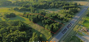 Działka inwestycyjna z wz przy dw801