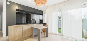 Nowoczesny apartament z dużym balkonem