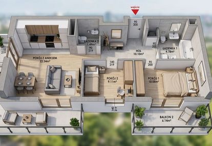 ⭐tarasy 23m | płd-zach, słoneczne | ostatnie | 0%⭐