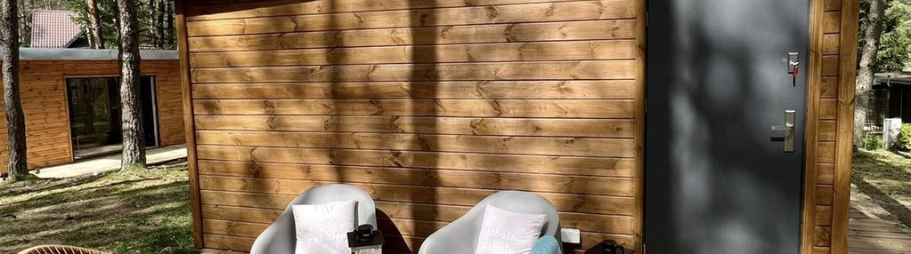 Jezioro garczyn działka z 4 domkami po 20,45m2