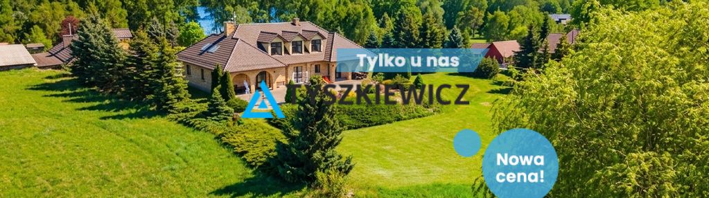 Rezydencja z linia brzegową jeziora gubisz.