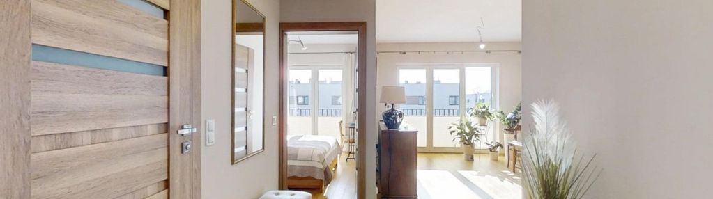 44m2! osiedle zamknięte! balkon 10m2!
