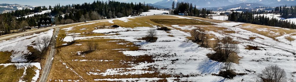 Groń działka 1678 m2 600 m od kotelnicy
