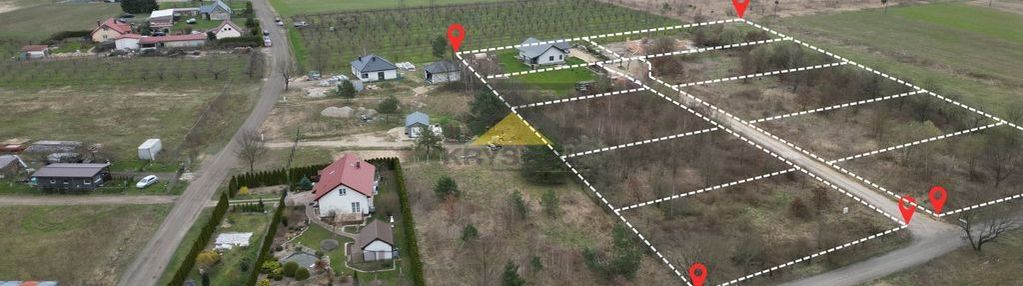 Działki z wydanymi warunkami zabudowy pod dom.