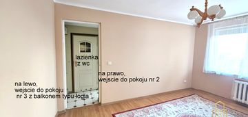 *3 pokoje* gruntowa* z balkonem*4 piętro*cegła