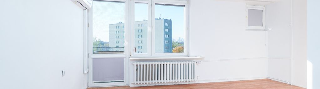 Jasne mieszkanie z widokiem na 7 piętrze