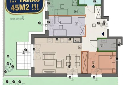 !!! wyjątkowy apartament 4 - pokoje centrum !!!