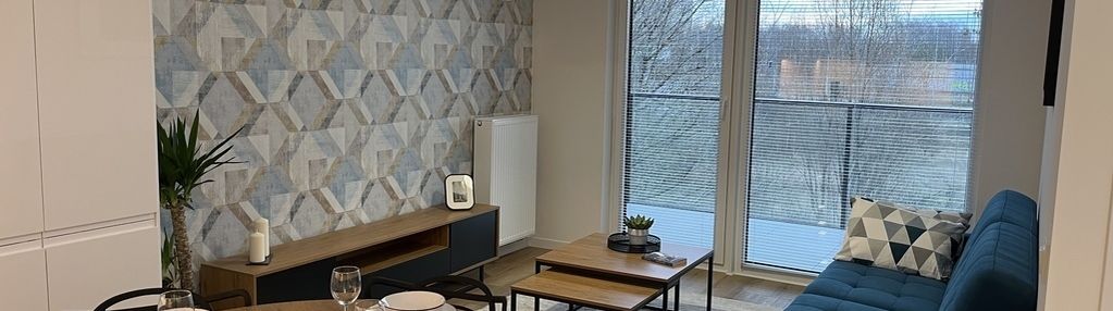 Nowoczesny apartament, 2 pokoje z balkonem