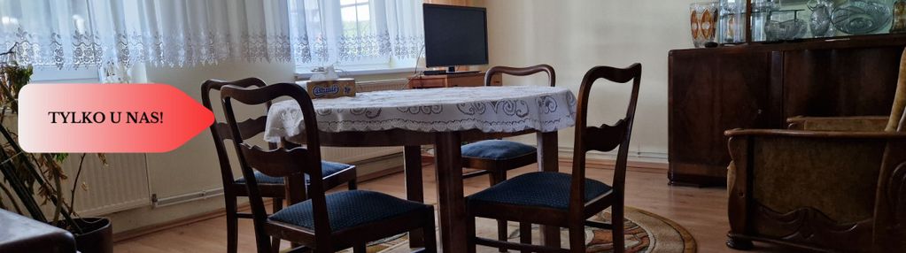 Duże mieszkanie bezczynszowe  na wsi