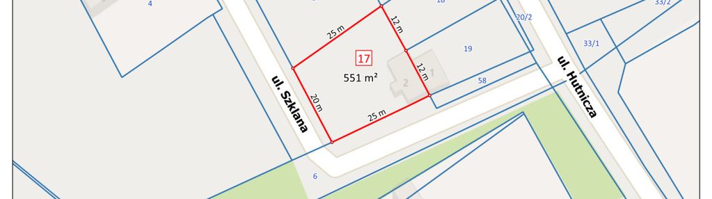 Działka inwestycyjna 551 m² – targówek
