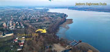 Działka z linią brzegową, pomiedzy dwoma jeziorami