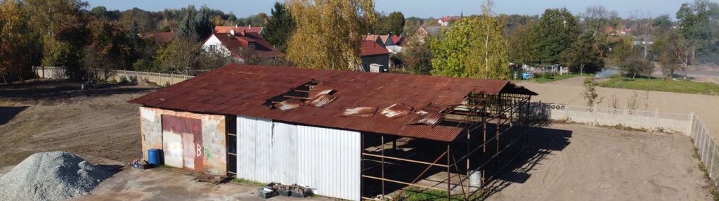 Działka usługowo-produkcyjna z halą do remontu.