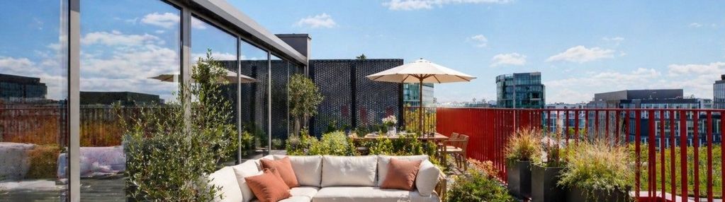 Penthouse z prywatnym ogrodem na dachu