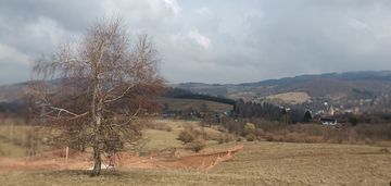 Działki pod lasem z panoramicznym  widokiem