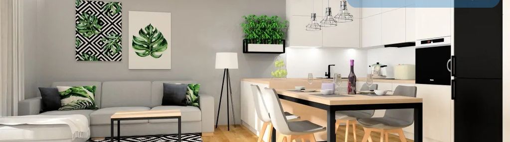 Mieszkanie dwupoziomowe bez skosów