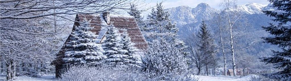 Regionalny dom z widokiem na giewont