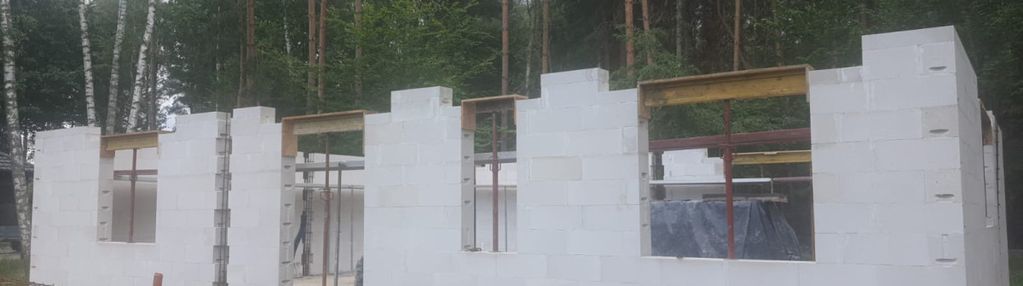 Dom w budowie (koniec grudzień 2027) leśna enklawa
