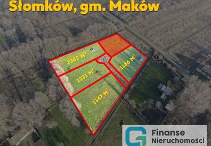 Słomków, gmina maków kompleks 5działek budowlanych
