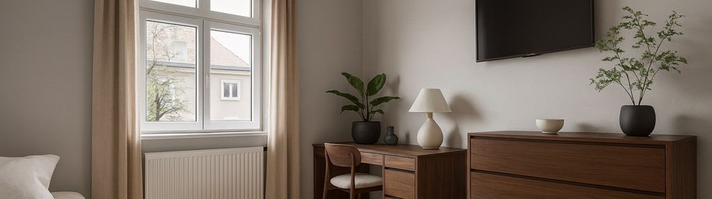 Umeblowane 2-pokojowe mieszkanie z balkonem