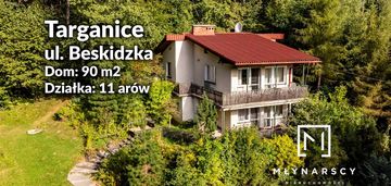 Dom w górach | otoczenie lasu | targanice |