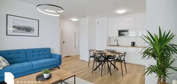 Nowoczesny apartament z balkonem i miejscem p.