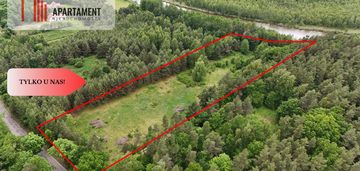 Działka z linią brzegową – mazury, media, wz!