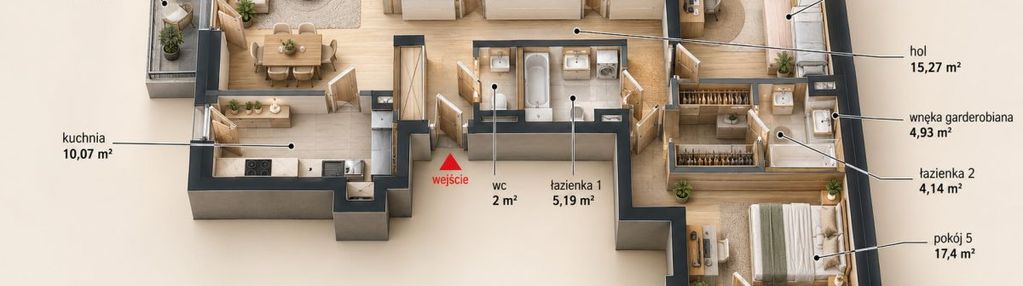 ✅sypialnia z garderobą+łazienką✅15min centrum✅wkd✅