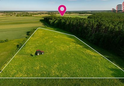 Łąka 70 arów pod lasem, gmina trawniki