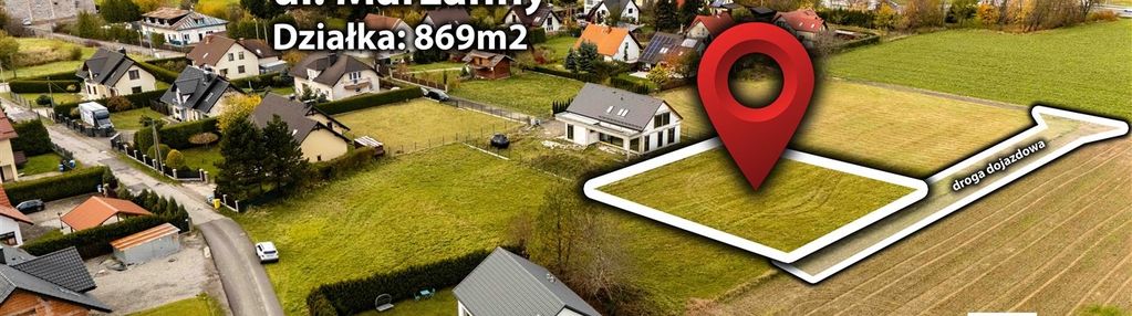 870 m2 - mpzp - zabudowa bliźniacza, szeregowa