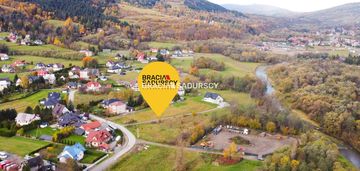 Działka 20 arów - mszana dolna – rejon zarabie