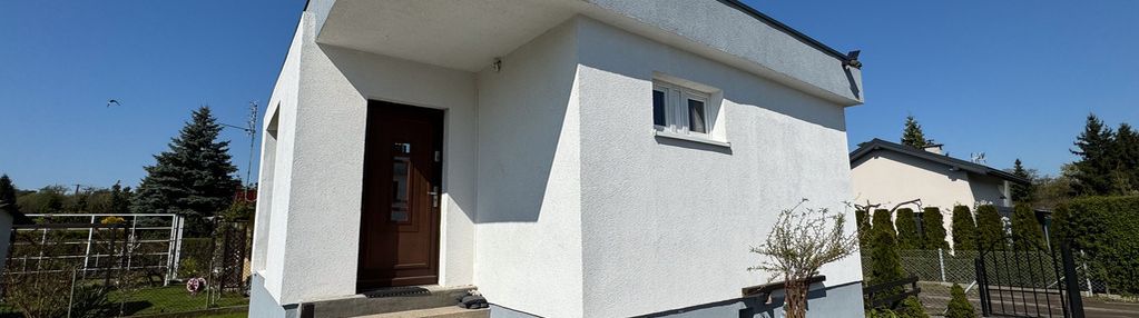 Całoroczna działka rod z murowanym domkiem 45 m²