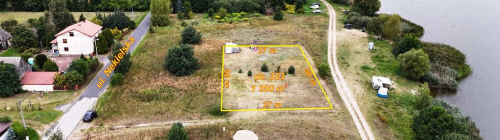 Działka nad wodą - nekielka - 1349 m² - mpzp