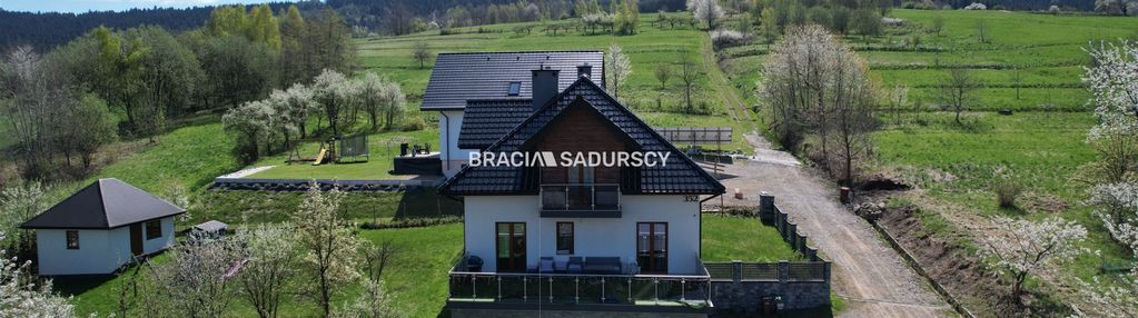 Dom na widokowej działce, bysina, myślenice.