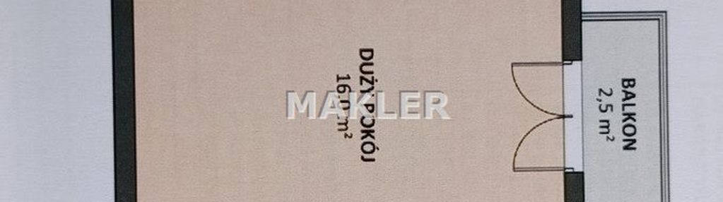 2 pokoje | 37,31 m² | balkon | wilczak