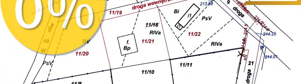 Trzy działki budowlane w kałdunach !