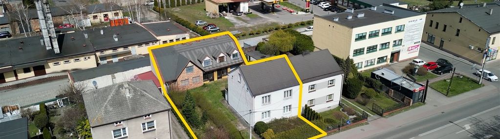 Lędziny centrum, 2 budynki na jednej działce