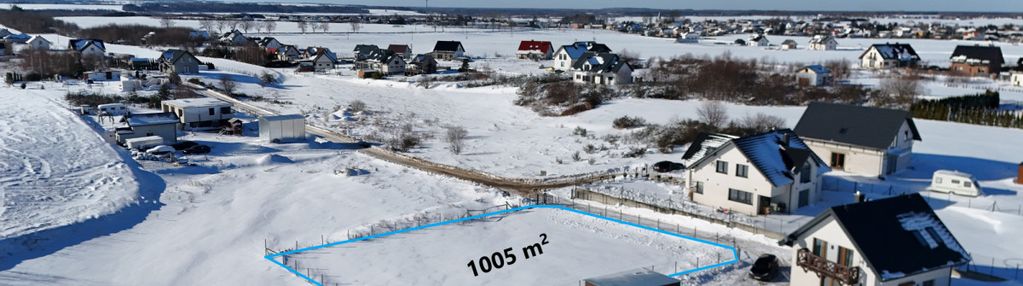 Działka budowlana 1005 m²  z wz w łebcz