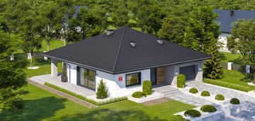 Parterowy dom na dużej działce | nowe osiedle