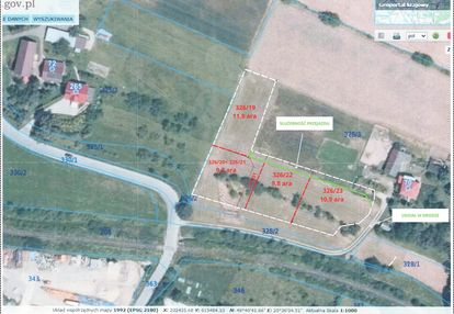 Działki od 9 do 40 ar 5 km od jeziora rożnowskiego