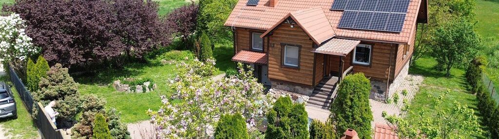 Klimatyczny dom z bala nad narwią