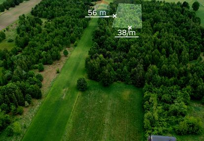 Działka budowlana w nowych mostkach 2172 m2.