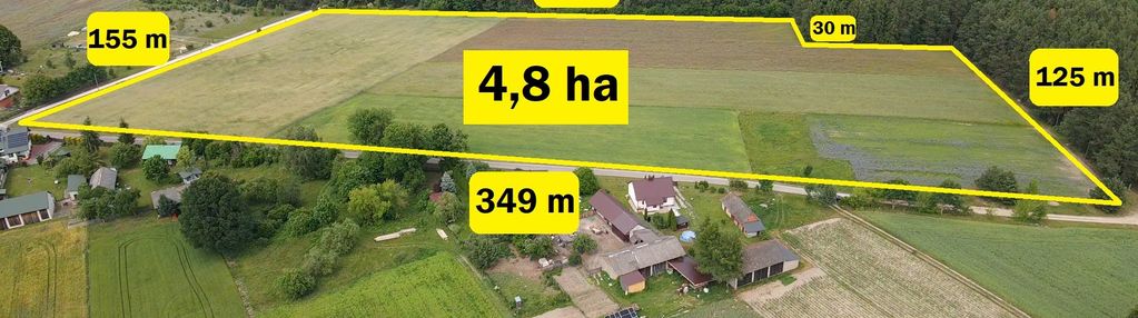 Do sprzedania duży teren przy rzece czarnej,