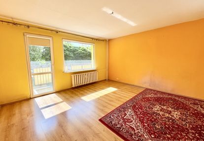 Duże mieszkanie 4 pok z balkonem parter