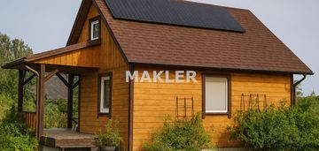 10 minut od pieczysk! drewniany dom całoroczny!