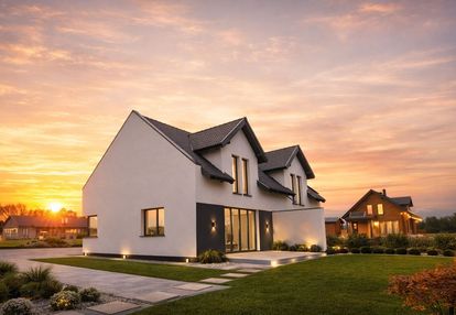 Nowoczesny dom 115 m² w zabudowie bliźniaczej