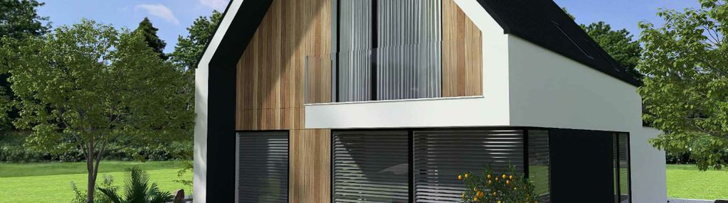 Nowoczesny dom przy lesie | 5 pokoi | pęclin